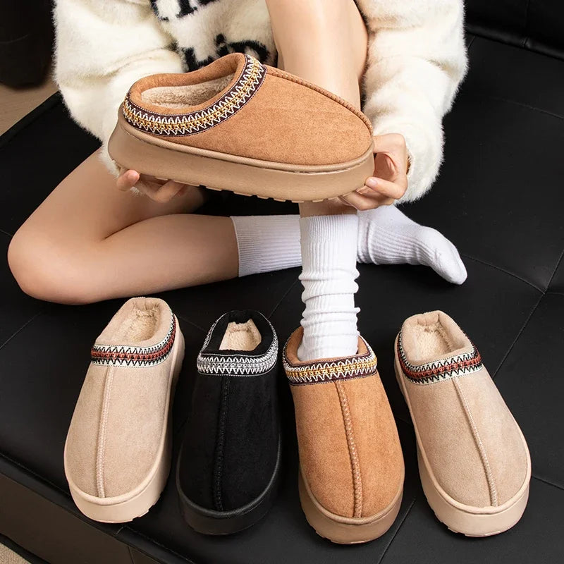 Hot Winter Women Slippers Plush