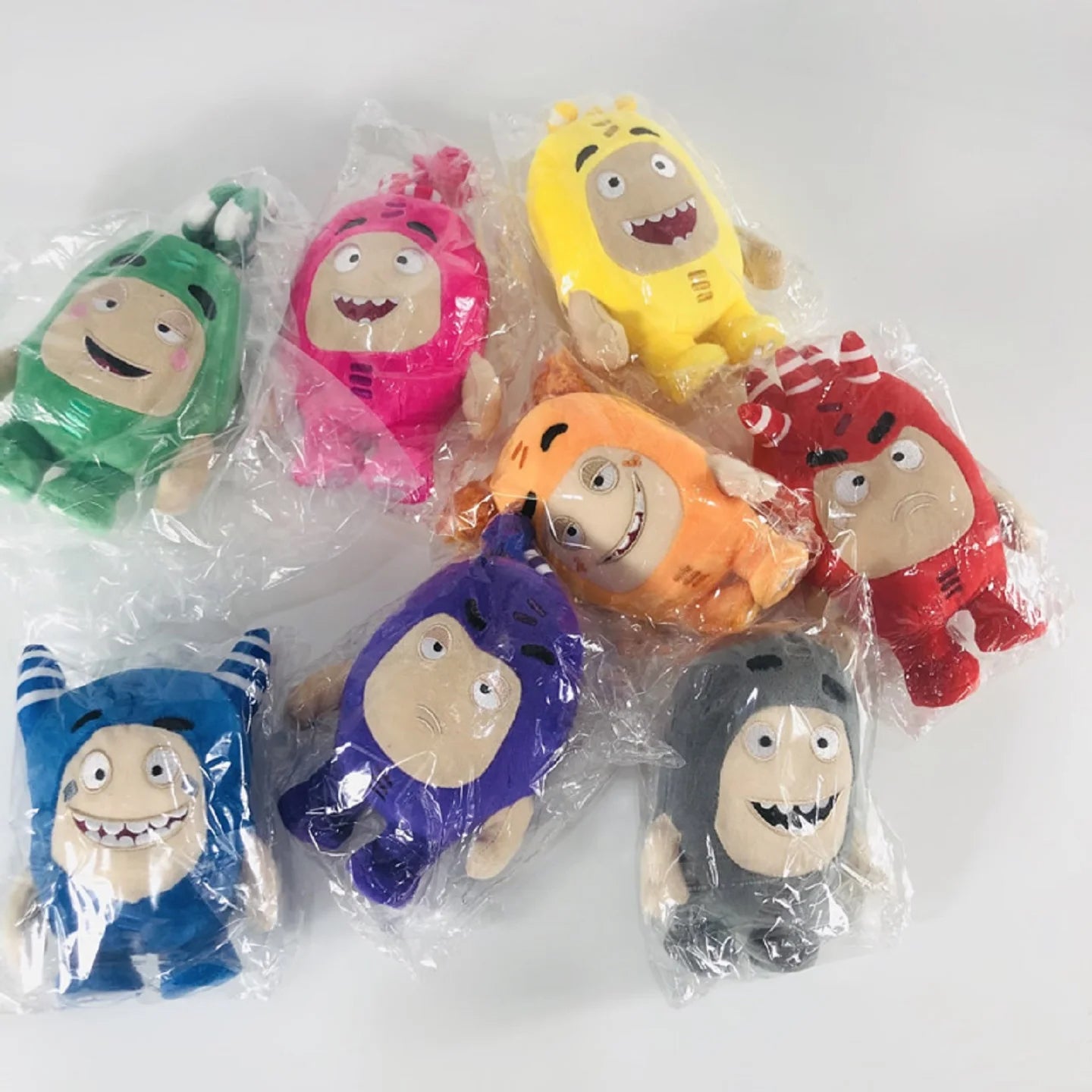 Oddbods 8pcs  Stuffed Plush Toy