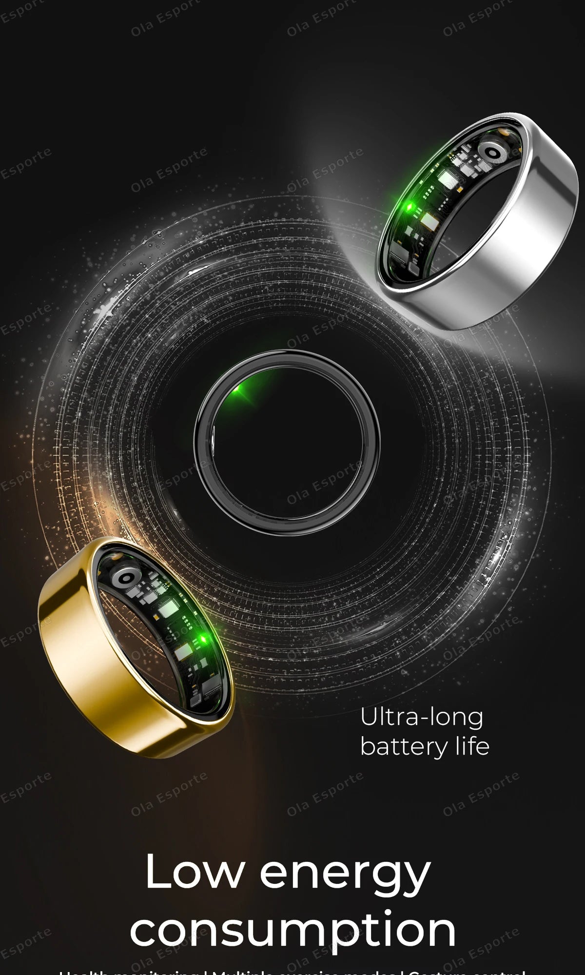 Men Women Smart Ring Holiday Gift