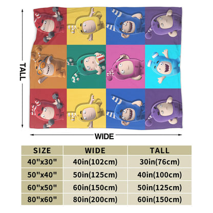 Oddbods Blankets
