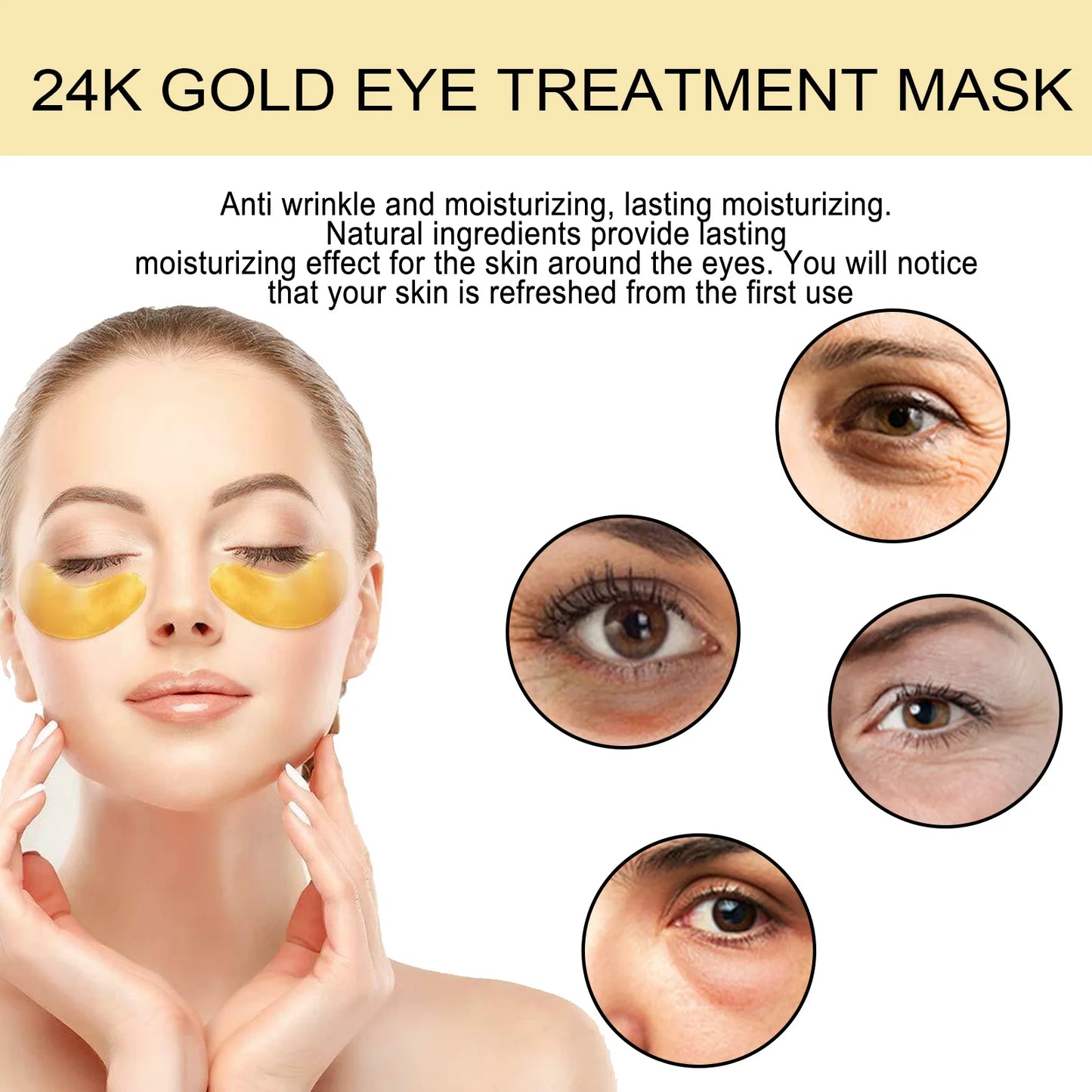 24K Gold Eye Mask