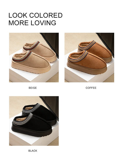 Hot Winter Women Slippers Plush