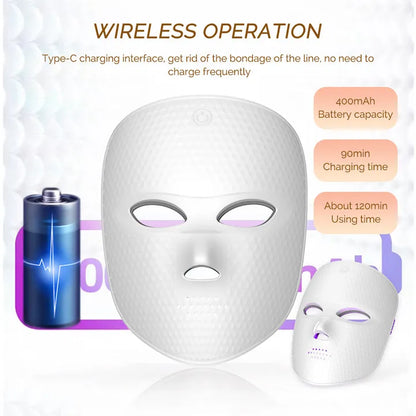 7 Colors LED Facial Mask